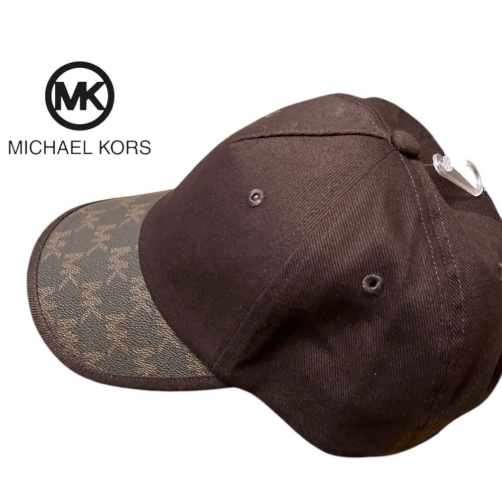 Michael Kors Brown and Tan Cap